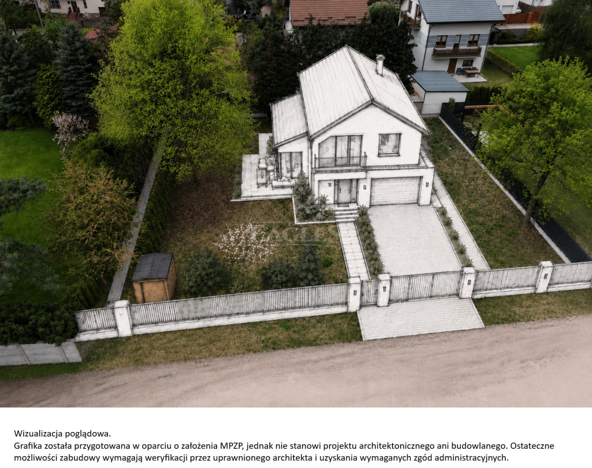KOBYŁKA, UL. URSZULKI — DZIAŁKA BUDOWLANA Z PEŁN