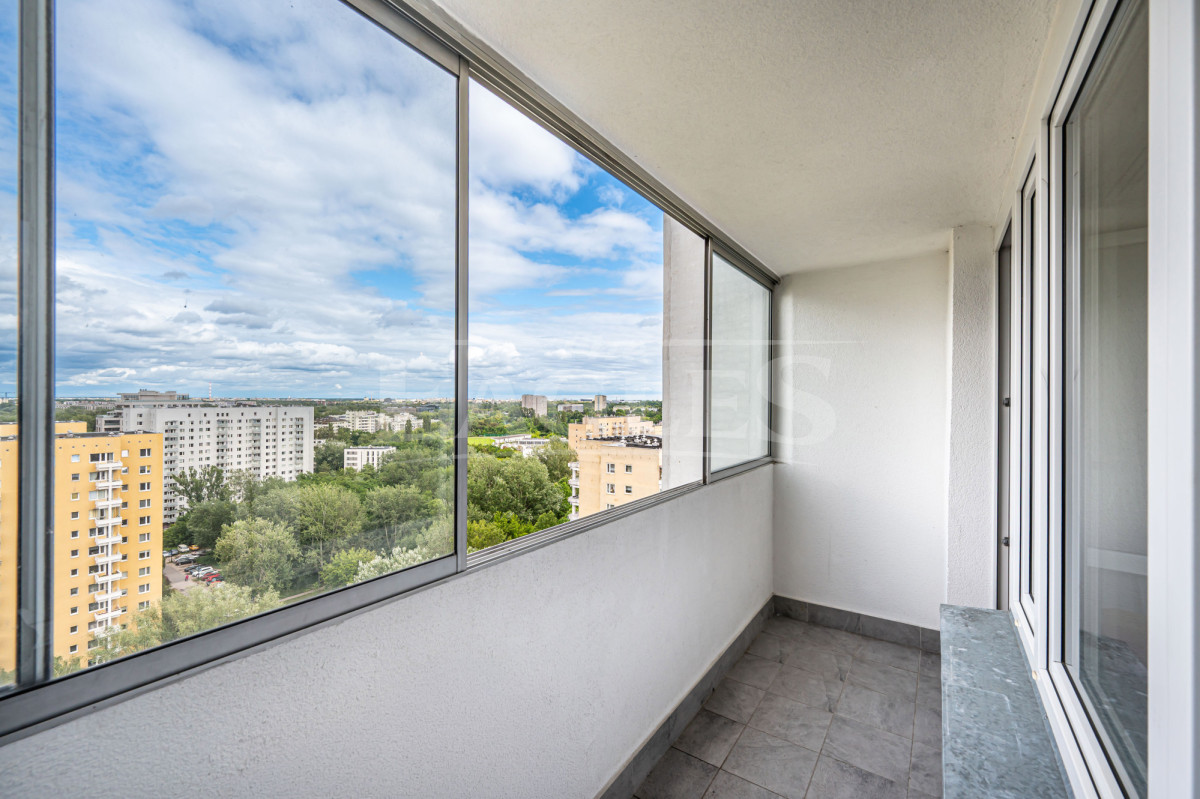 Żoliborz 2 pokoje z loggią,  panoramiczny widoki