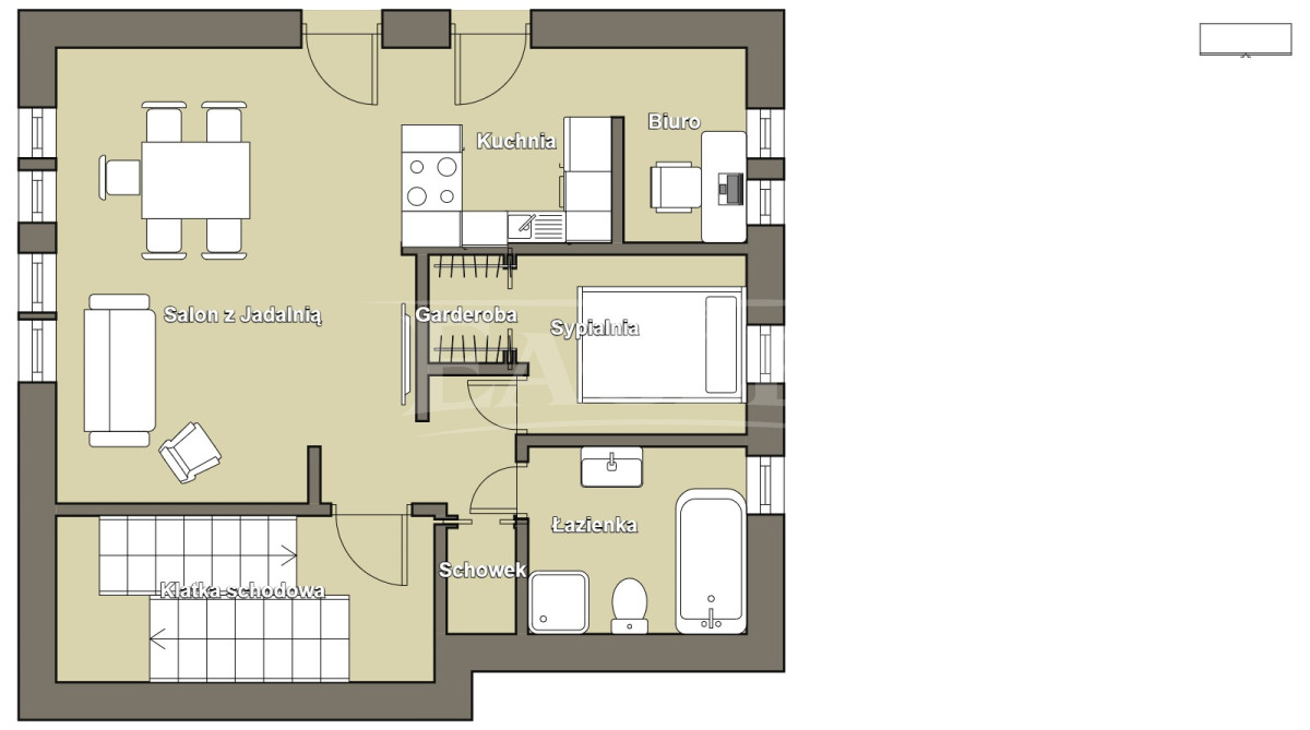 Sopot przy plaży | Karlikowo | 53,74 m²