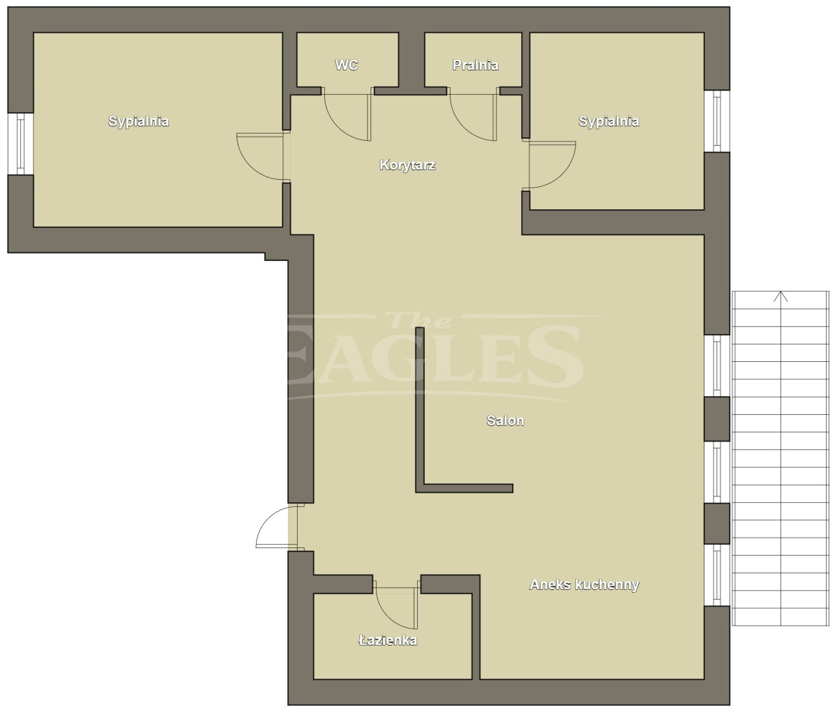 Przestronne 3-pokojowe mieszkanie 80 m² z garażem