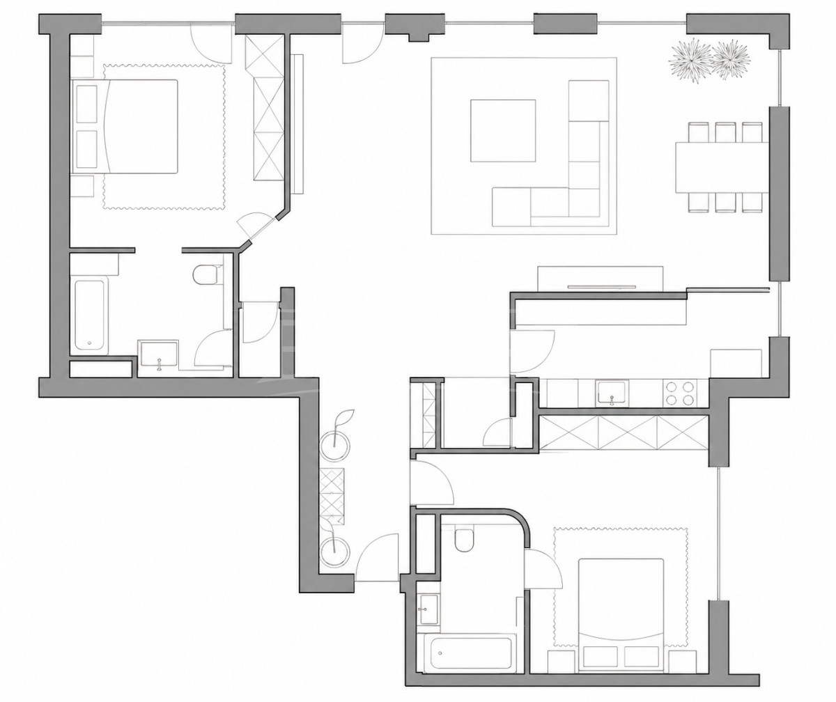 Apartament 135 m2 | 9 piętro | Wilanów